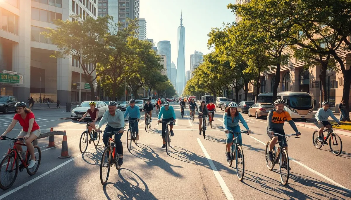 mobilité urbaine à vélo itinéraires cyclables
