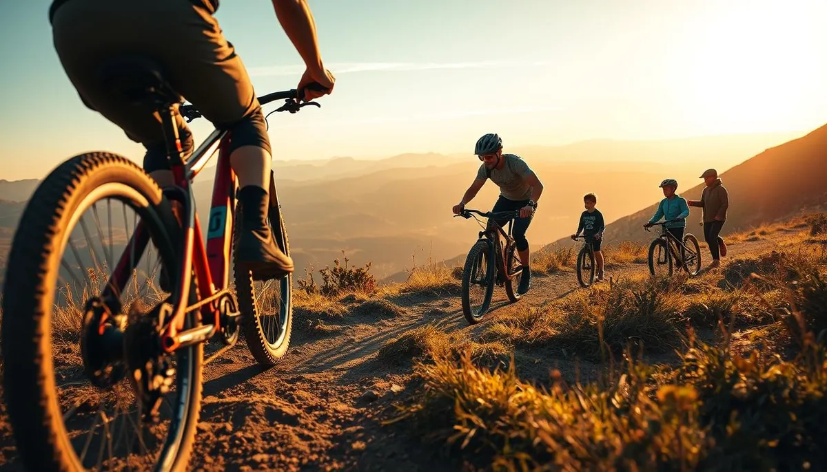 techniques de cyclisme VTT avec moniteur MCF