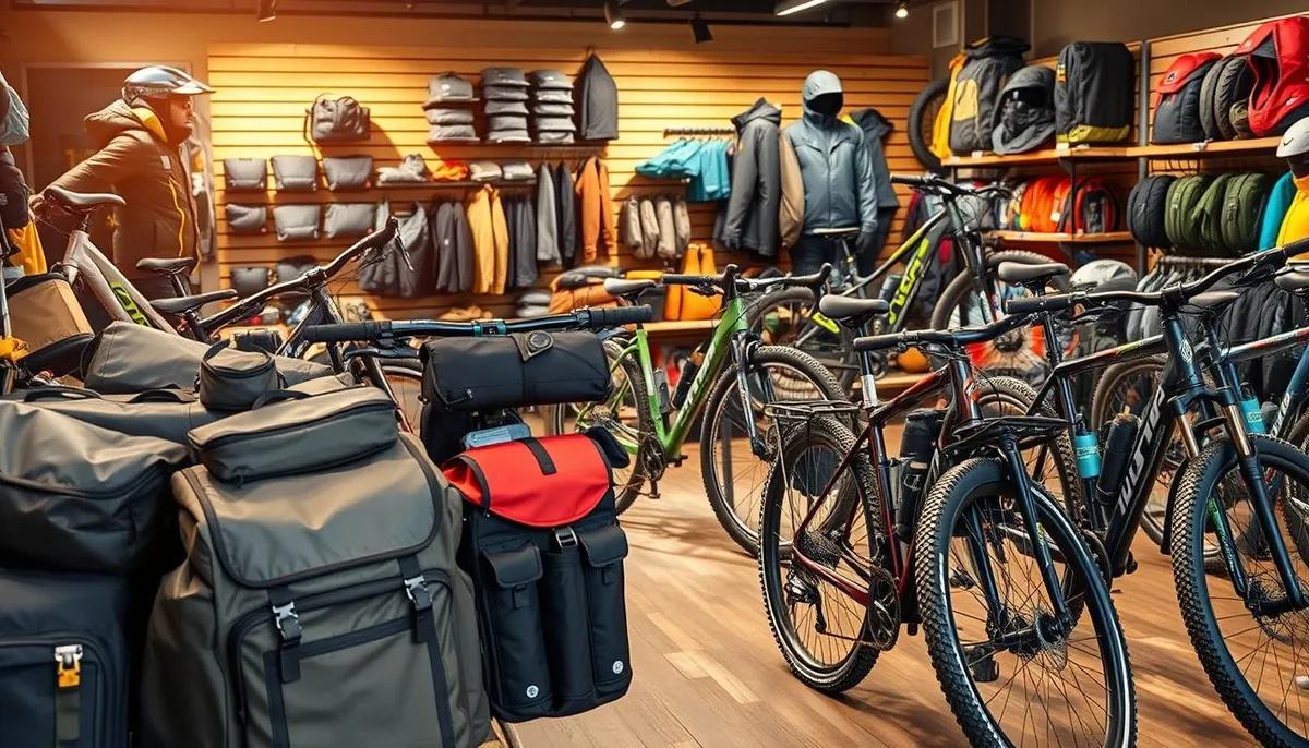 équipement pour randonnée à vélo longue distance