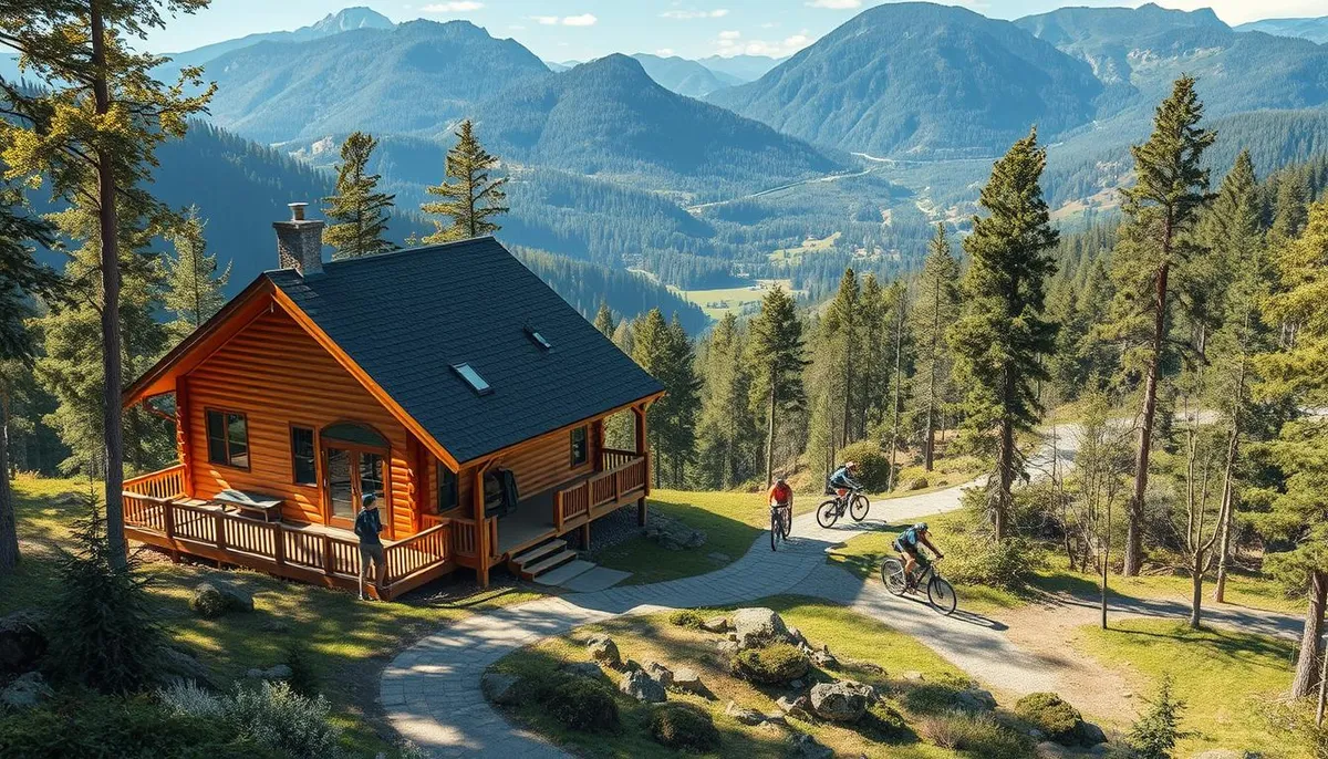 hébergement adapté parcours vtt