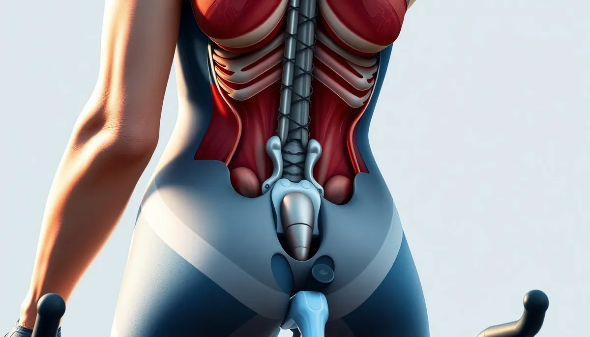 cycliste femme rembourré anatomie