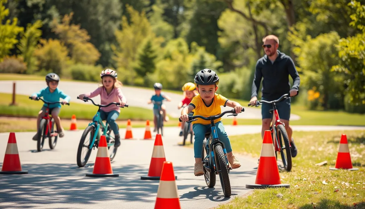 cours de cyclisme pour enfants SRAV