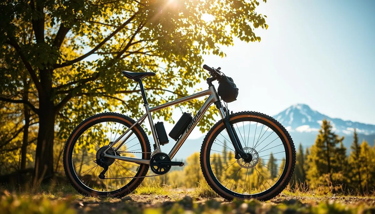 vélo de voyage ortler saragossa en pleine nature