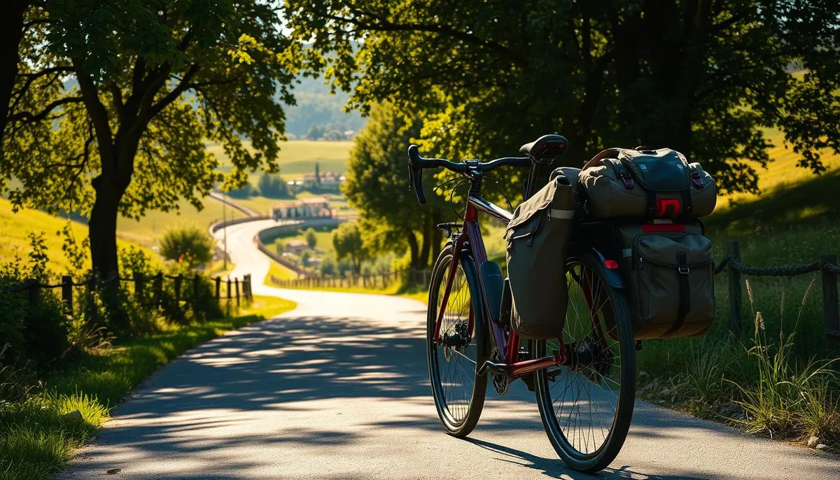 vélo de voyage ortler saragossa sur route