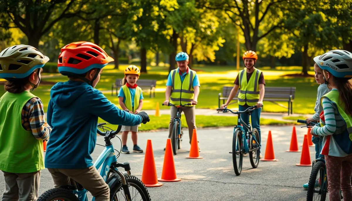 initiation vélo enfants sécurité