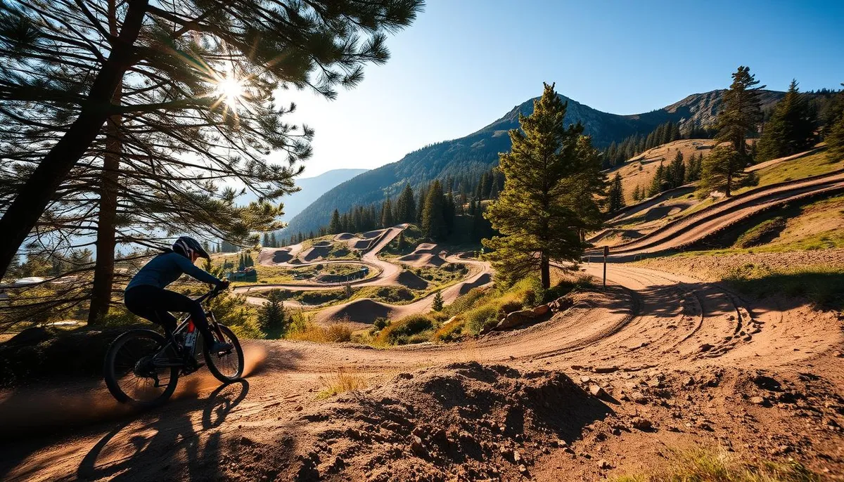 La Moulière VTT pistes de descente