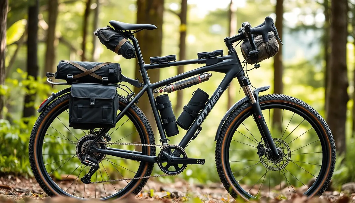 vélo de bikepacking Ortler Saragossa avec système de portage