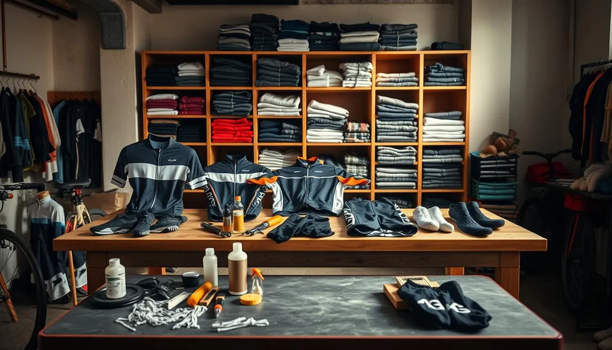 entretien des vêtements de cyclisme