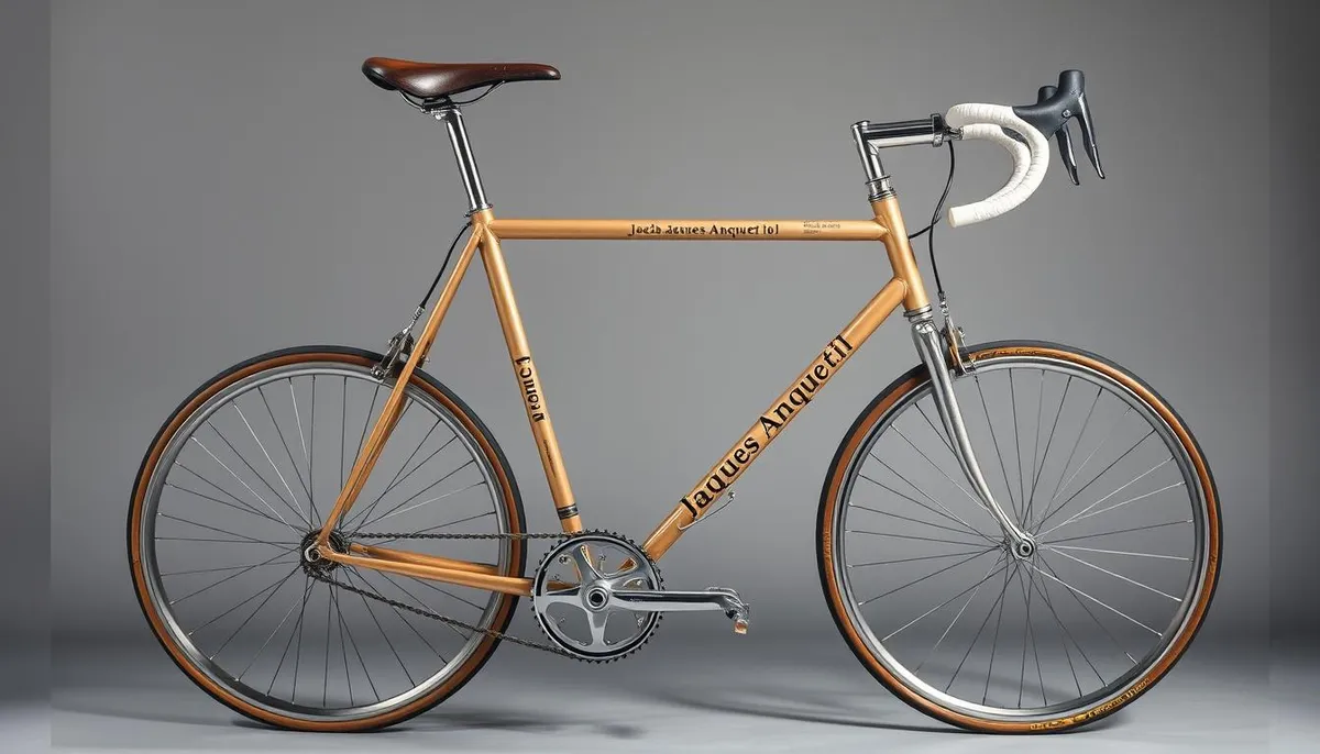 cadre vélo vintage Jacques Anquetil