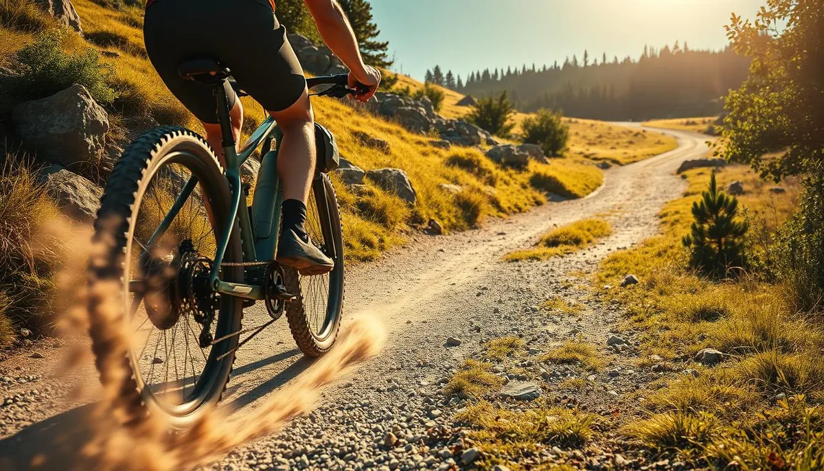 VTT et gravel sur circuits vélo naturels