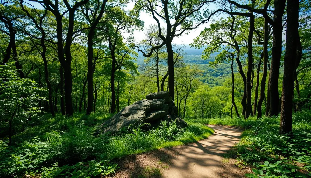 randonnée vtt yvelines paysage forestier