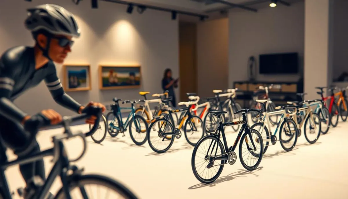 modèle réduit cycliste exposition